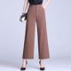 thumbnail image 1 of Pantalones casuales holgados de cintura alta y pierna recta Pantalones cortos para mujer Pantalones de lino tencel cómodos para mujer, 1 of 4