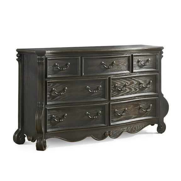 Steve Silver Rhapsody Multi-step Molasses Wood 7-drawer Dresser