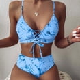 thumbnail image 3 of HomeGardon Bestselling Bikini,Swimsuits for Women Women Bikini Solid Splicing Two-piece Swimwear Swimsuit Beachwear Set,S-XL, 3 of 7
