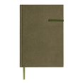 thumbnail image 1 of Libreta de poliéster con 80 hojas, pasta rígida y cubierta suave al tacto verde 14.6 x 21, 1 of 6