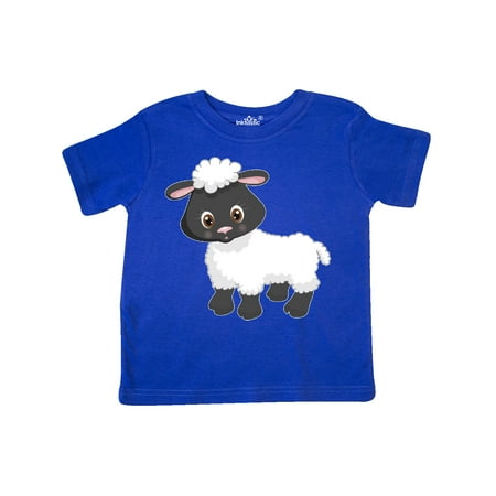 

Inktastic Cute White Lamb with Black Face Gift Toddler Boy or Toddler Girl T-Shirt