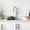White, variant on Stylish Dual Mount 33" Black Composite Granite Double Bowl Kitchen Sink with 5 Accessories S-833WN