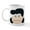 White, variant on CafePress - Peanuts Emoji Lucy Annoyed - 11 oz Ceramic Mug - Novelty Coffee Tea Cup