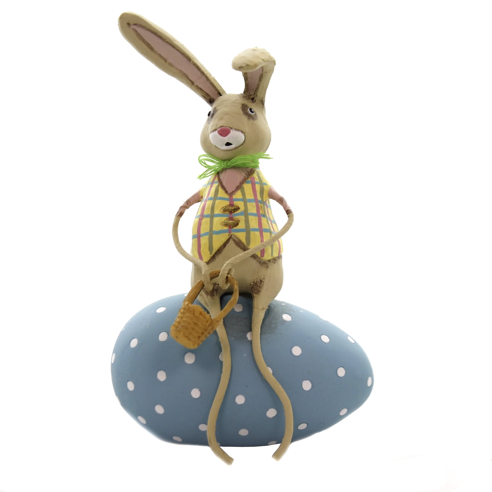 Lori Mitchell EMERY HOPPER Polyresin Bunny Rabbit Egg Basket 11135 - Walmart.com - Walmart.com