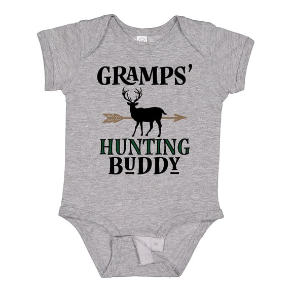 Inktastic Bow Hunter Gramps Hunting Buddy Boys Baby Bodysuit