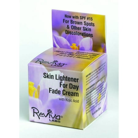 Reviva Labs Skin Lightener Day Cream with Kojic, 1.5 Oz