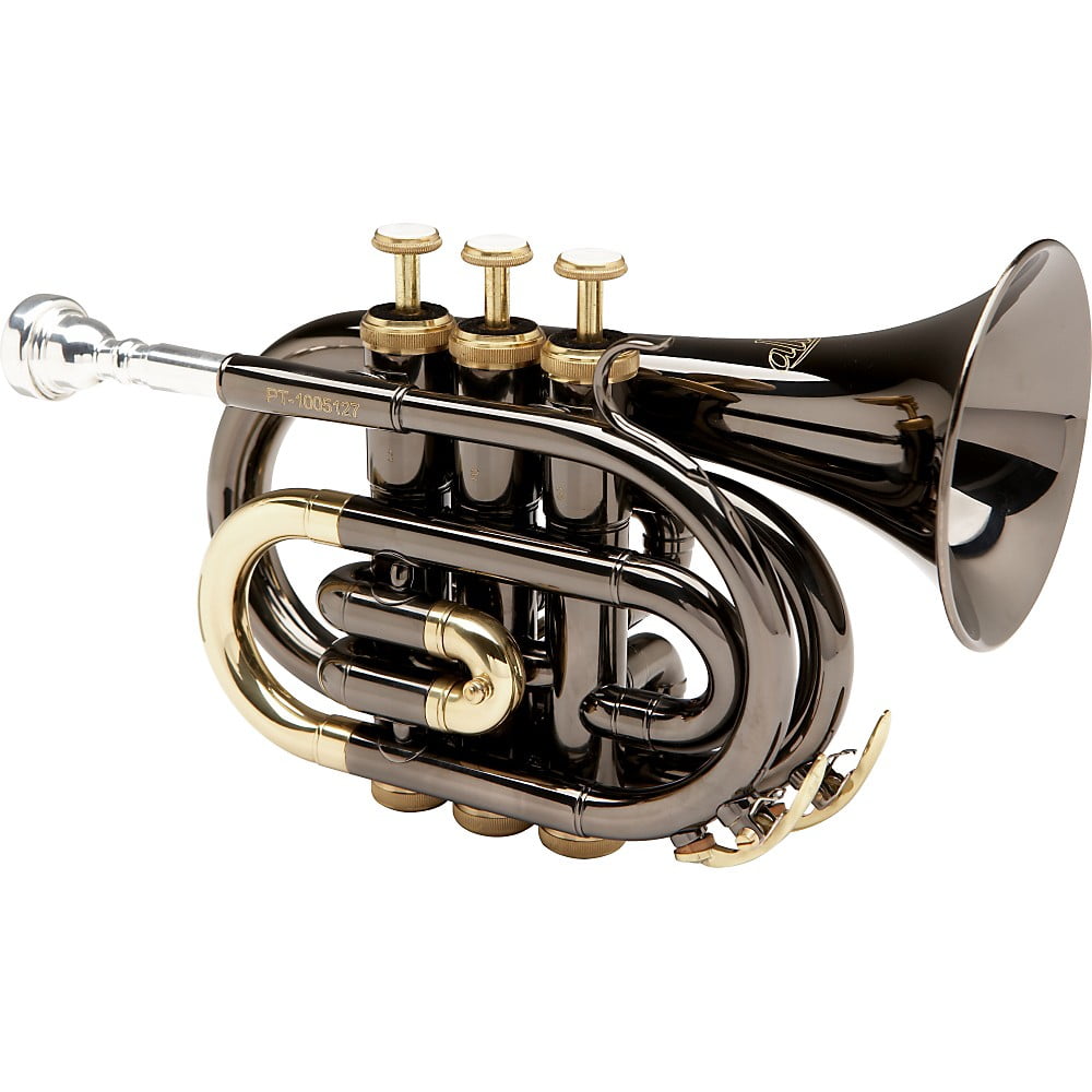 Allora MXPT5801BK Black Nickel Series Pocket Trumpet Black Nickel