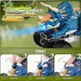 thumbnail image 3 of Children'S Remote Control Car, 1:16 Scale 2.4ghz Monster Truck Toy, Suitable For Boys Aged 3, 4, 5, 6, 7, And 8, Toy Car, Suitable For Boys Aged 3-9, Triceratops Blue, 3 of 6