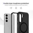 thumbnail image 2 of Decase Magnetic case for Samsung Galaxy S23 FE Case,Built-in Kickstand,Compatible with Mag-Safe, Dual-Layer Protection Military Grade Protective Phone Case for Samsung Galaxy S23 FE,Black, 2 of 7