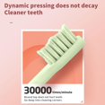 thumbnail image 4 of ¡Descuento del Día!, Cepillo de dientes de alta belleza, versión de carga, cepillo de dientes de pelo suave con vibración para adultos, caja de regalo con 2 cabezales Akmoler, 4 of 8
