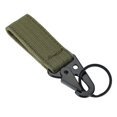 thumbnail image 2 of Hebilla de correas de nailon para colgar al aire libre, hebilla multifuncional para montañismo, herramienta para escalar y acampar, accesorio, mosquetón, llavero OD verde, 2 of 11