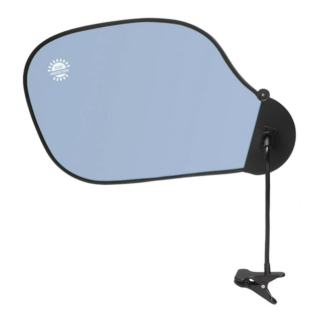 Miulika Adjustable Office Desk Privacy Light Shield with Clamp Accessory 360 degree Swivel Blue