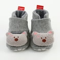 thumbnail image 2 of Kids' $10 Under Newborn Infant Baby Girls Boys Warm Fleece Winter Booties First Walkers Slippers Shoes Save Big, 2 of 6