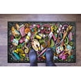 thumbnail image 6 of Painter Rug, Colorful Rug, Brushes Rug, Artistic Rug, Hobby Room Rug, 3D Printed Rug, Luxury Rug, Modern Rugs, Non Slip Rug, Hallway Rug, 2.6'x9.2' - 80x280 cm, 6 of 8