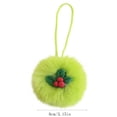 thumbnail image 2 of Bklubk Christmas Ornaments Faux Ball Hanging Decorations With Santa Snowman Mini Cute Baubles For Christmas Tree Wreath Home, 2 of 7