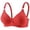 Red, variant on Ohufall Womens Bra Adjustable Strap Deep V Push Up Bra Wirefree Comfort Support Daily Underwear