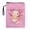 Cartoon Axolotl, variant on Polyester Zipper Pouch for Men Book Organzoer Holder with Lightweight Book Storage Bag Carrying Book Case for Paperbacks Hardcover Notebook Bible Journal Textbooks Geometric