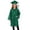 A-Dark Green418, variant on Toddler Girls Outfits Sets Graduation Gown And Cap For Kids Girls Doctoral Robe With Pockets Teens Clothing