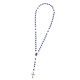 thumbnail image 4 of Acrílico 8mm Hombres Mujeres Aleación Vintage Jesucristo Crucifijo Cruz Collar Colgante de - Azul Yinane Collar colgante, 4 of 8