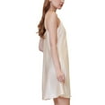 thumbnail image 5 of Defitshape Women's Silk Nightgown Summer Lace Short Pajama Dresses Satin Sleep Dress V Neck Spaghetti Strap Chemises Backless Sleepwear Sleeveless Nightie Sexy Lingerie Golden Champagne Medium, 5 of 5