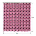 thumbnail image 5 of Pink Pug Puppies Shower Curtain 72"x72" ,Bathroom Decorative Shower Curtains Set with 12 Hooks,Modern Waterproof Washable Shower Curtain, 5 of 6