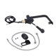 thumbnail image 1 of Juego de Grifo de cocina Ticfox G1/2 con rociador desplegable color negro, 1 of 14