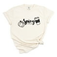 thumbnail image 6 of S.W.Smiley Spicy Pumpkin Spice - Women's Garment Dyed Graphic T-Shirt, 6 of 10