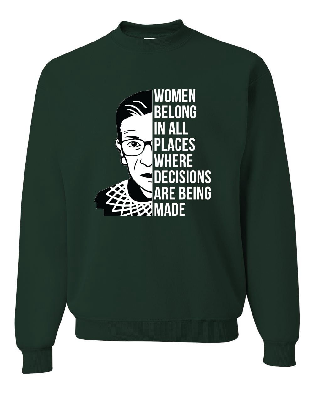Ruth bader ginsburg crewneck sweatshirt Clearance