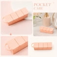 thumbnail image 6 of Pill Organizer 4 Compartment Pink Plastic Daily Use for Travel and Purse, 6 of 7