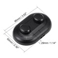 thumbnail image 2 of Uxcell Inline Foot Pedal Push Lamp Switch 2 Buttons Footswitch Nylon Black 1pcs, 2 of 5