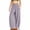 Purple, variant on Lroveb Wide Leg Pants for Women, High Waisted Summer Pants Womens, Womens Solid Color Fashionable Casual Loose Drawstring Pocket Pants Purple