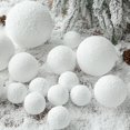 thumbnail image 4 of Bolas redondas de espuma de poliestireno para Navidad, bolas de nieve para manualidades de modelado, decoración colgante para árbol de Navidad, año de nuevo para el hogar, DIY, 2023, 4 of 4