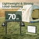 thumbnail image 5 of Mesa de camping plegable Titanker pequeña de aluminio de 2 pies, 5 of 9