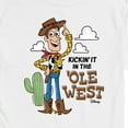 thumbnail image 3 of Toy Story - Kicking It In The Ole West  - Men's Short Sleeve Graphic T-Shirt, 3 of 5