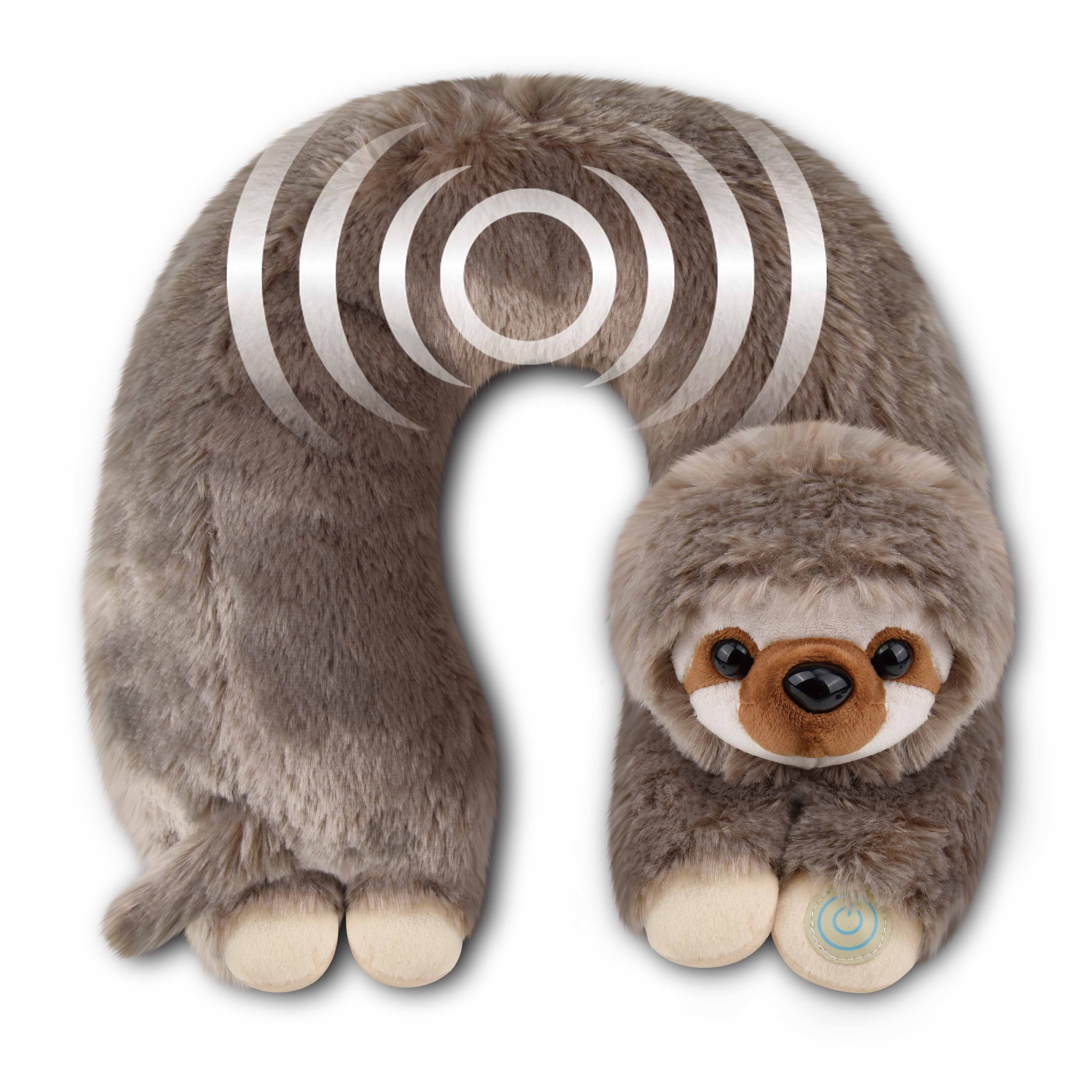 (6 pack) Health Touch Neck Massaging Massager Gift with Relaxing Vibration- Sloth