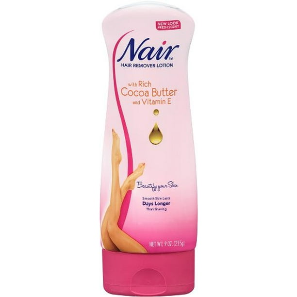 Nair Hair Remover Lotion For Legs, Body Cocoa Butter With Vitamin E 9