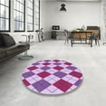 thumbnail image 3 of Ahgly Company Indoor Rectangle Patterned Blossom Pink Area Rugs, 7' x 10', 3 of 6