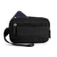 thumbnail image 1 of Cartera Del Titular de la Tarjeta Cartera de la Pulsera de la Mujer Correa Acolchada de Nylon con 3 Compartimientos con Cremallera Y Clip de la Tarjeta de Viaje, 1 of 3