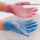 thumbnail image 3 of Bath Gloves for Shower, 1 Pair Natural Bamboo Exfoliating Washing Gloves for Body Face Both Hands (Blue), 3 of 5