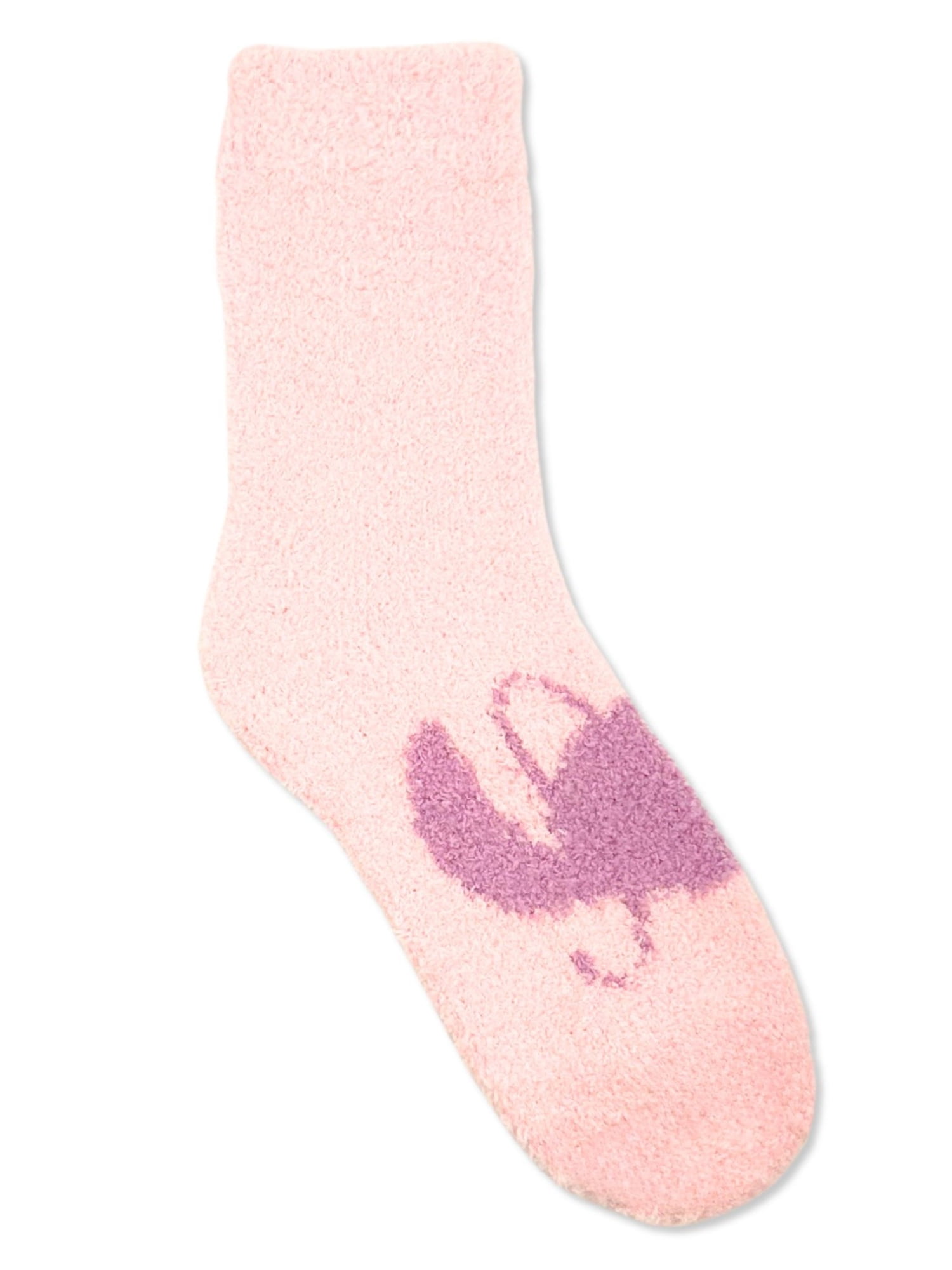 Disney Stitch Women's Cozy Crew Socks, 2-Pack, Shoe Sizes 4-10