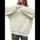 thumbnail image 2 of Sudaderas de Mujer con Cuello Redondo, Forro , Suéteres Oversize, Otoño 2025, Blusas Bonitas, Ropa Preppy Estilo U XL, 2 of 9