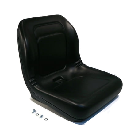 The ROP Shop | Black High Back Seat W/ Pivot Rod Bracket for John Deere F710 F725 F735 G100