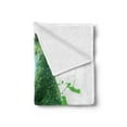 thumbnail image 2 of Avocado Soft Flannel Fleece Throw Blanket, Aquarelle Autumn Theme with Pastel Colors for Exotic Food and Drops Image, Cozy Plush for Indoor and Outdoor Use, 60" x 80", Brown and Emerald, by Ambesonne, 2 of 5
