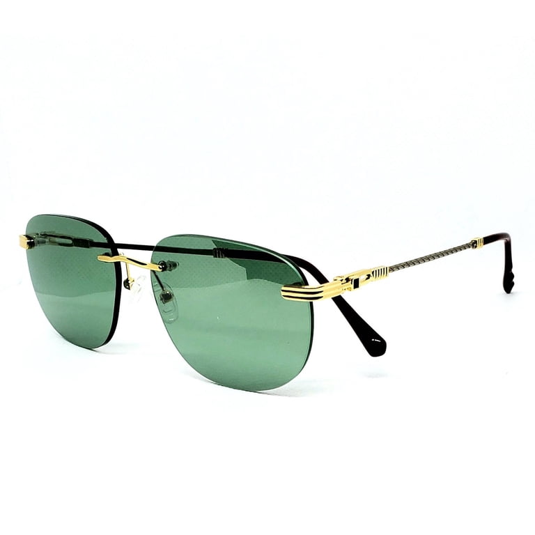 Porta Romana Vintage Sunglasses (Two Tone, Green Lens, Model  display picture 1