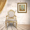 thumbnail image 3 of Whistler, James McNeill 15x16 Gold Ornate Wood Framed with Double Matting Museum Art Print Titled - A Seated Figure 1870, 3 of 4