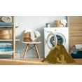 thumbnail image 2 of Ahgly Company Tapis d'Intérieur Lavables en Machine, Carrés Transitionnels, Marron, 4' Carré, 2 of 7