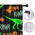 thumbnail image 4 of Blackout Kids Curtains,Cute Dinosaur Pattern Childrens Insulated Curtains Set Of 2,Bedroom Essentials,Toddler Room Decor 42x84in(106x213cm), 4 of 4