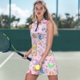 thumbnail image 4 of Uorisanigo Cute Easter Egg Tennis Dresses for Women Casual Washable Sleeveless Workout Athletic Dresses with Inner Shorts＆Pockets Relaxed Rabbits Outing Wear 2 Pieces, 4 of 7