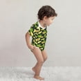 thumbnail image 4 of Yiaed Fresh Avocado Print Infant Climbing Short Sleeve Onesie One-Piece Baby Bodysuit Clothes 0-12 Months -2 Years, 4 of 6