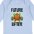 thumbnail image 4 of Inktastic Weightlifting Funny Future Lifter Boys or Girls Long Sleeve Baby Bodysuit, 4 of 5